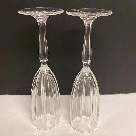 Marquis Waterford Omega Flute Set Of 2 Champagne Crystal Glasses - Picture 9 of 13